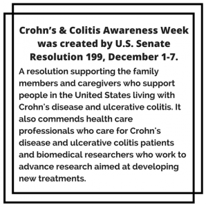  Crohn's and Colitis Awareness Week
